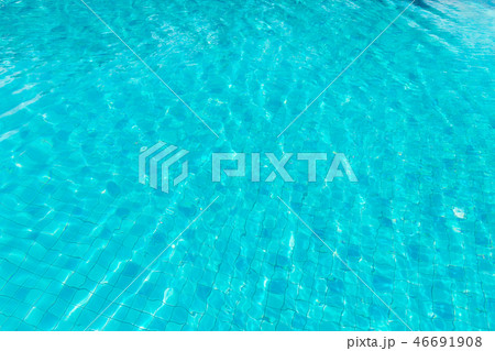 Surface of pattern in swimming pool background. Surface of pattern in swimming pool background. 46691908