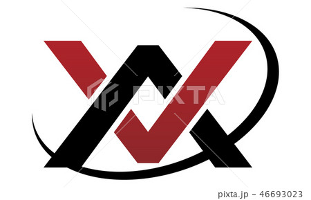 Letter AV Modern Logo Letter AV Modern Logo 46693023