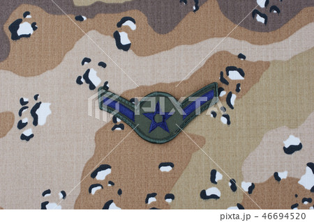 US AIR FORCE Airman rank patch on uniform  46694520