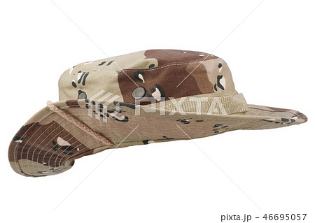 boonie hat isolated on white background 46695057