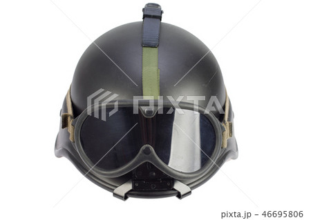 army black kevlar helmet with goggles army black kevlar helmet with goggles 46695806