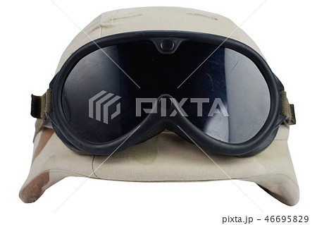 army kevlar helmet with goggles 46695829