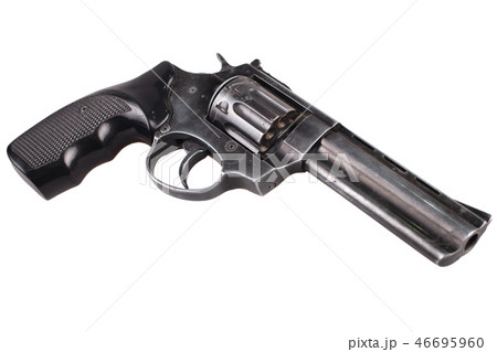 Revolver isolated on white 46695960