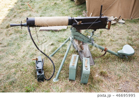 WWI german machine gun MG 08 WWI german machine gun MG 08 46695995