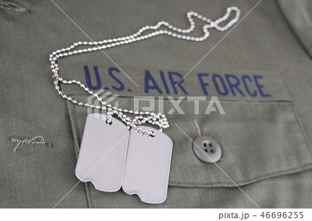 U.S. AIR FORCE Branch Tape with dog tags  46696255