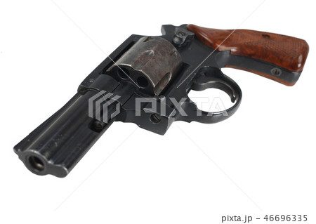 Revolver isolated on white 46696335