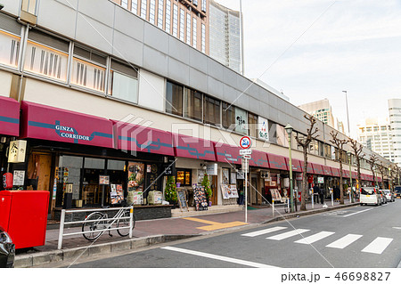東京 銀座コリドー街の写真素材