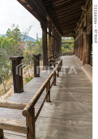 宮島 豊国神社千畳閣の縁側 宮島 豊国神社千畳閣の縁側 46699331