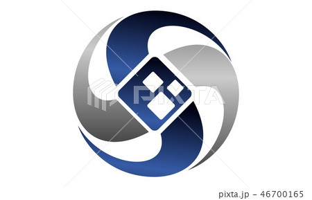 Letter S Technology Motion Synergy 46700165