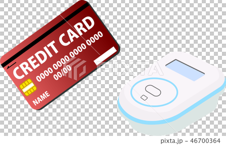 Electronic money credit card electronic payment illustration 46700364