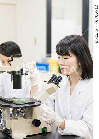 研究室　開発　実験室　臨床検査　バイオテクノロジー　新薬 46700513
