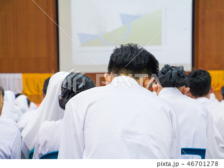 student  seminar in the lecture room 46701278