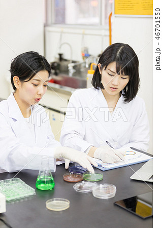 研究室　開発　実験室　臨床検査　バイオテクノロジー　新薬 46701550