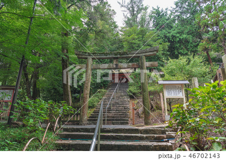 吉備津彦神社 子安神社の参道風景 吉備津彦神社 子安神社の参道風景 46702143