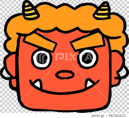 Setsubun red demon illustrations bean miller early spring Setsubun red demon illustrations bean miller early spring 46702625