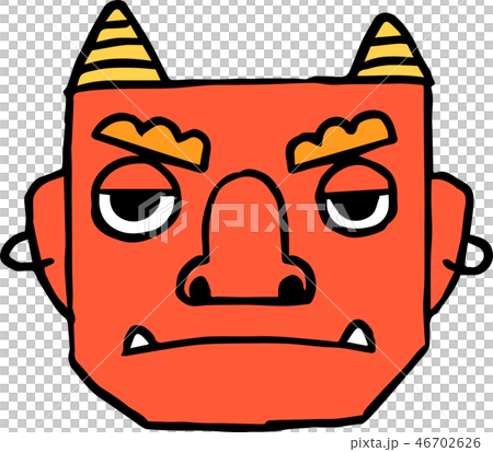 Setsubun紅色惡魔插圖豆磨坊早春 Setsubun紅色惡魔插圖豆磨坊早春 46702626