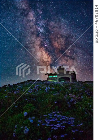 銀河系の中心と天文台（徳島県名東郡佐那河内村） 46702814