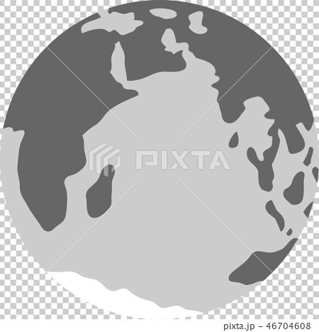 地球 アイコン 世界地図 地球儀 イラストのイラスト素材 46704608 Pixta