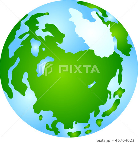 地球 アイコン 世界地図 地球儀 イラストのイラスト素材