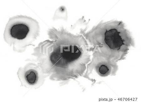 水墨調模様 46706427