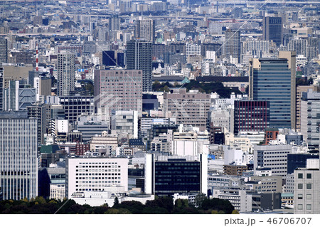 日本の東京都市景観 順天堂大学など、街並みを望む 日本の東京都市景観 順天堂大学など、街並みを望む 46706707