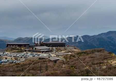 Owakudani hot spring area in Hakone, Japan. Owakudani hot spring area in Hakone, Japan. 46707086