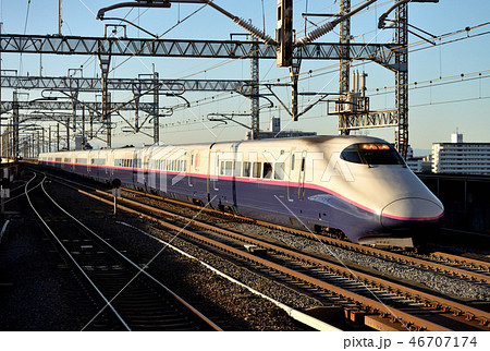 東北新幹線E2系J51編成はやての写真素材 [46707174] - PIXTA