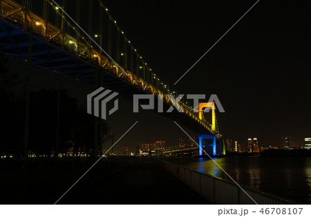 [東京都] レインボーブリッジの夜景 46708107