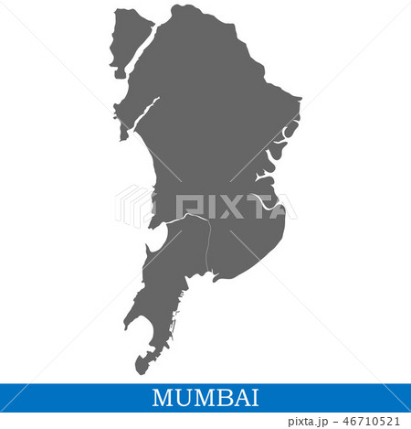 High Quality map city of India 46710521