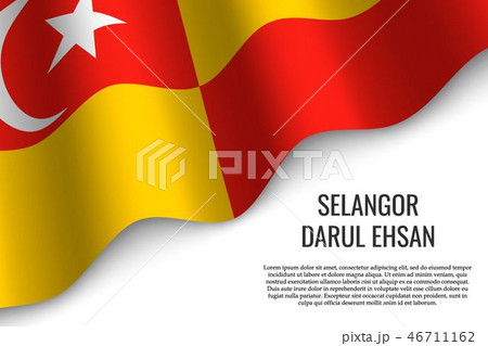 waving flag of  is a region of Malaysia 46711162