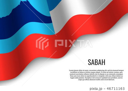 waving flag of  is a region of Malaysia 46711163