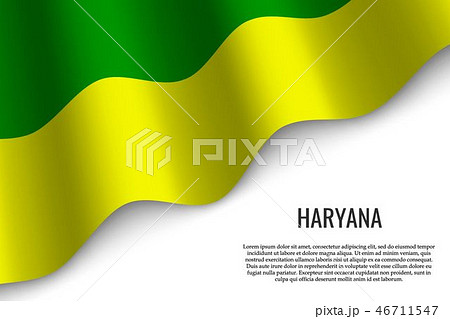 waving flag on white 46711547