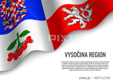 waving flag on white 46711550