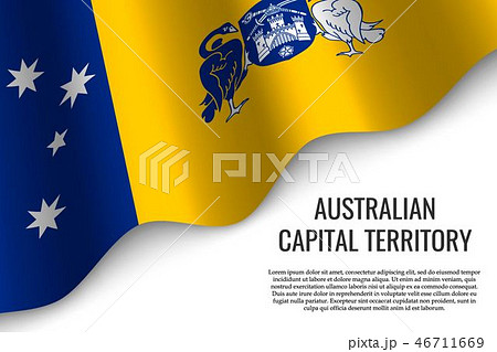 waving flag with copyspace 46711669