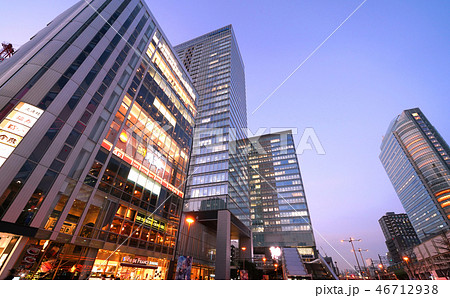 日本の東京都市景観　ビジネス街化する東京・秋葉原の街並みを望む 46712938