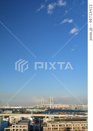 横浜・港の見える丘公園からの風景 横浜・港の見える丘公園からの風景 46713413