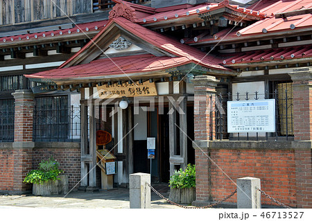 東北・青森・奥津軽・太宰治記念館 斜陽館 入口の眺め(3) 東北・青森・奥津軽・太宰治記念館 斜陽館 入口の眺め(3) 46713527