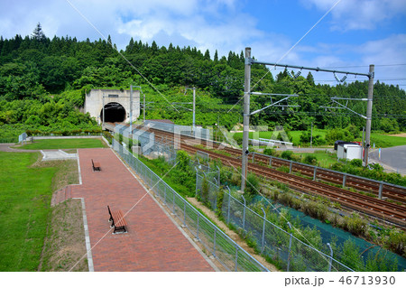 東北・青森・龍飛崎・青函トンネル入口広場・展望台がある広場と青函トンネル入口(4) 東北・青森・龍飛崎・青函トンネル入口広場・展望台がある広場と青函トンネル入口(4) 46713930