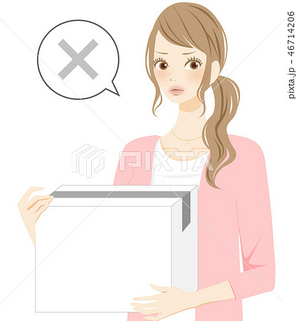 引越しに反対する女性　不満　困る　NG 46714206