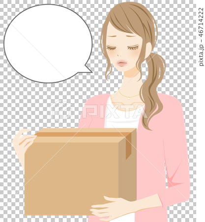 Speech bubble copy space tired woman Speech bubble copy space tired woman 46714222