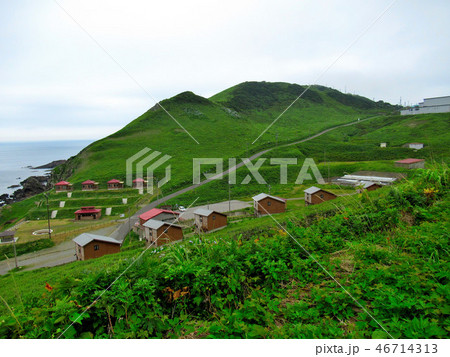 東北・青森・龍飛崎・展望広場より見下ろす龍飛崎シーサイドパーク(5) 東北・青森・龍飛崎・展望広場より見下ろす龍飛崎シーサイドパーク(5) 46714313