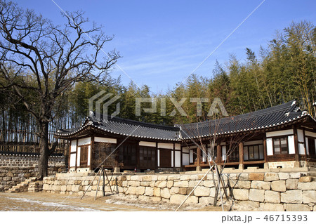 瓦屋 タイル 韓屋 46715393