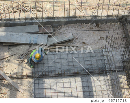 Beam reinforcement bar and form work 46715718