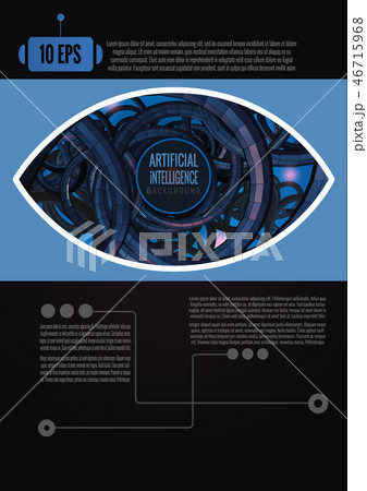 AI eye graphic template background 46715968