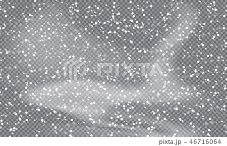 Snowstorm on transparent back Winter snowing sky Snowstorm on transparent back Winter snowing sky 46716064