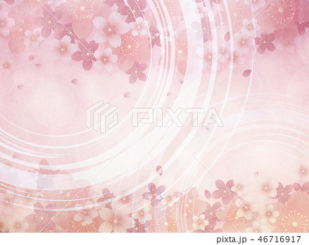 桜 背景素材 のイラスト素材