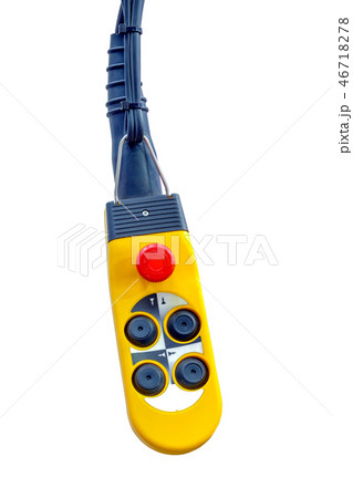 Yellow remote control 46718278