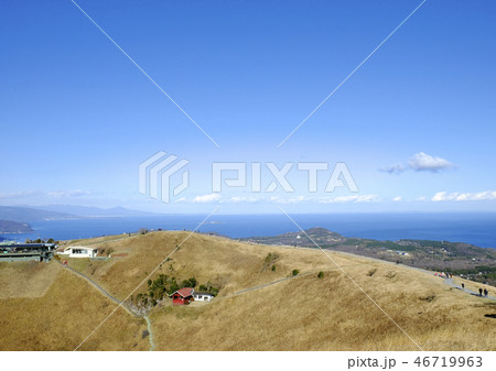 伊豆 大室山 伊豆半島 三原山 伊豆 大室山 伊豆半島 三原山 46719963