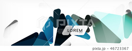 Science background. Abstract triangle pattern. Vector abstract geometric template 46723367