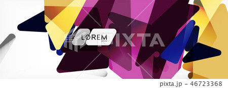 Mosaic triangular low poly style abstract geometric background. Polygonal vector. Abstract white Mosaic triangular low poly style abstract geometric background. Polygonal vector. Abstract white 46723368